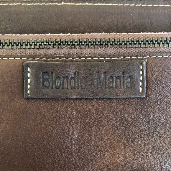 Leather purse / clutch / crossbody bag. Brown. - Picture 9 of 15